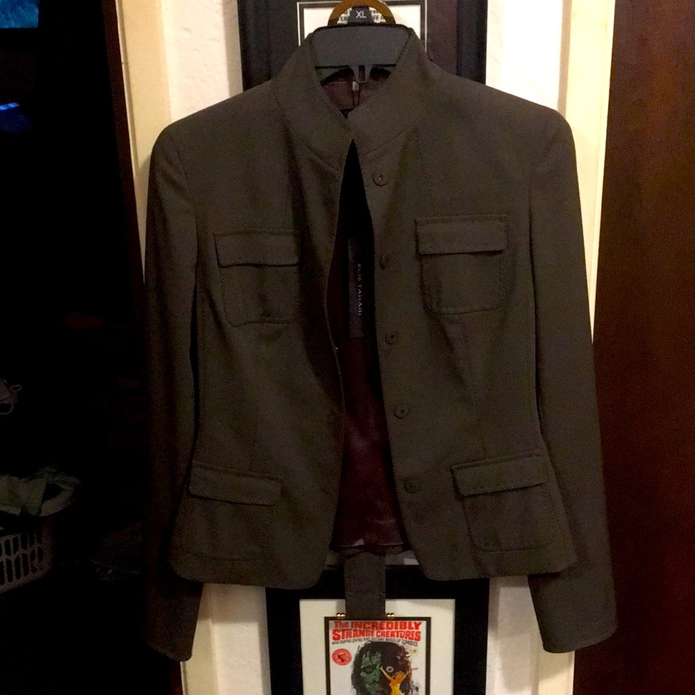 Ellie tahari safari style jacket